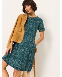 FatFace - Simone Floral Jersey Dress - Lyst