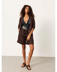 FatFace - Amelie Crochet Knitted Cardigan - Lyst