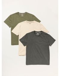 FatFace - Fatface 3 Pack Khaki Short Sleeve T-Shirt - Lyst
