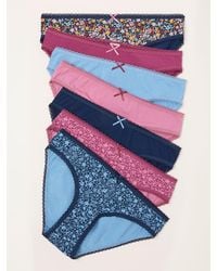 FatFace - Fatface 7 Pack Of Floral Hi Leg Knickers - Lyst