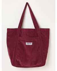 FatFace - Fatface Burgundy Astrid Cord Tote Bag - Lyst