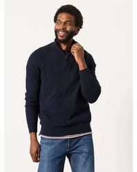 FatFace - Rye Quarter Zip Knitted Jumper - Lyst
