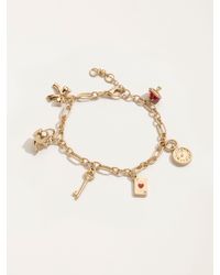 FatFace - Fatface V & A Fatface Tone Charm Bracelet - Lyst