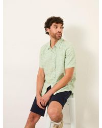 FatFace - Fatface Short Sleeve Leaf Print Shirt - Lyst