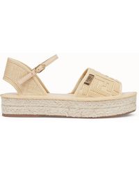 fendi twist logo espadrilles