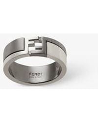 Fendi - Ff Cube Ring - Lyst