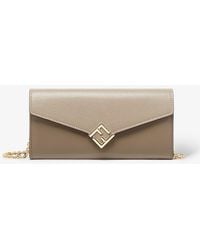 Fendi - Ff Diamonds Continental With Chain - Lyst