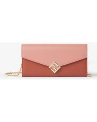 Fendi - Ff Diamonds Continental With Chain - Lyst
