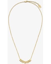 Fendi - Faces Necklace - Lyst