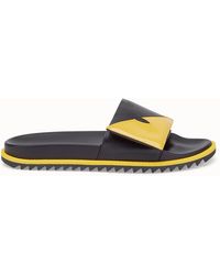 fendi men's slide sandals