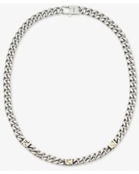 Fendi - Ff Cube Necklace - Lyst