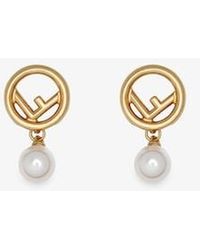 Fendi - F Is Earrings - Lyst