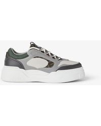 Fendi - Lace Up Sneakers - Lyst