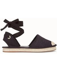 fendi twist logo espadrilles