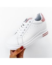 Fennec & Darwin Ladies Chunky Sole Trainers Pink - Multicolour