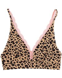 Stripe & Stare - Lace Plunge Bra - Lyst