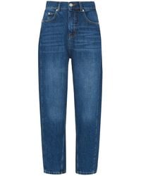 Whistles - High Waist Barrel Leg Jean - Lyst