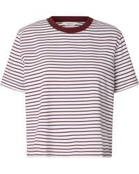 SELECTED - Essential Striped Boxy T-Shirt - Lyst