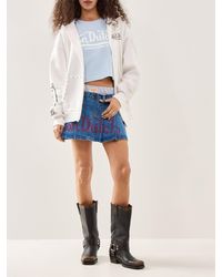 Von Dutch - Studded Logo Long-Sleeve Hoodie - Lyst