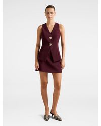 Forever New - Lee A Line Mini Skirt Cherry - Lyst
