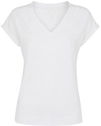 Whistles - Willa Short-Sleeve Cotton-Jersey T-Shirt - Lyst
