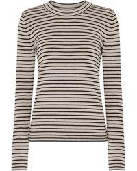 Whistles - Women's Fine Crew Stripe Knit - Lyst