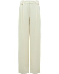 Forever New - Gigi Button Tab Wide Leg Pants - Lyst