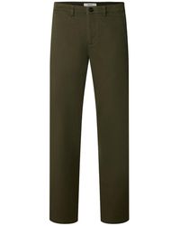 SELECTED - Straight Miles Twill Trousers - Lyst