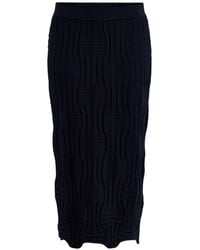 Oska - Stretch-Knit Midi Skirt - Lyst