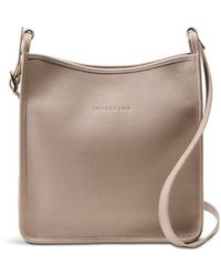 Longchamp - Le Foulonné Medium Crossbody Bag Turtledove - Lyst