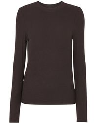 Whistles - Women's Essential Ribbed Crew - Lyst