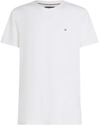 Tommy Hilfiger - Flag Embroidery Crew Neck T-Shirt - Lyst