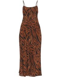 RIXO London - Women's Holly Dress Tiger Stripe - Lyst