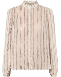 Soya Concept - Harpa 1 Long-Sleeved Striped Shirt - Lyst