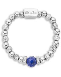 ChloBo - Women's Sparkle Sodalite Ring Medium - Lyst