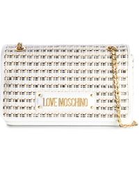 Love Moschino - Women's Mademoiselle Tweed Shoulder Bag - Lyst