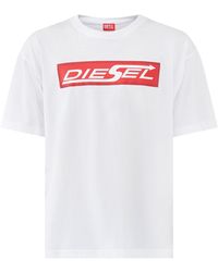 DIESEL - Big Logo T-Shirt - Lyst