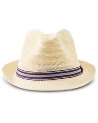 Barbour - Linford Trilby Summer Hat Cream - Lyst