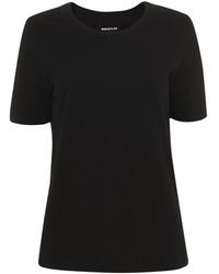 Whistles - Rosa Double Trim T-Shirt - Lyst