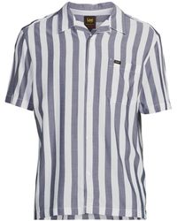 Lee Jeans - Men's Stripe Short Sve Resort Shirt - Lyst