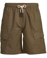 Oas - Men's Army Cargo Linen Shorts - Lyst