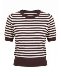 Forever New - Maisie Striped Short-Sleeved T-Shirt - Lyst