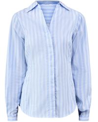SELECTED - Helga Regular Long Sleeve Tie Shirt - Lyst