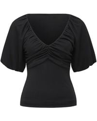 Forever New - Women's Desiree Ruched V Neck Raglan Top - Lyst