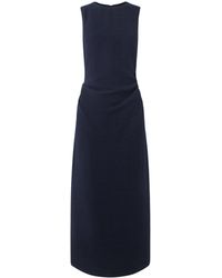 Whistles - Nora Textured Midi Dress - Lyst