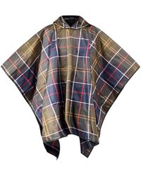 Barbour - Tartan Showerproof Poncho - Lyst