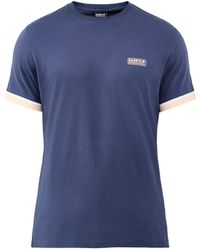 Barbour - Deep Cuff Evan Tipped T-Shirt - Lyst