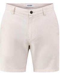 Jack & Jones - Jpstace Summer Blend Shorts Cream - Lyst