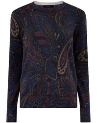 Ralph Lauren - Blend Crew Neck Sweater, Cotton - Lyst