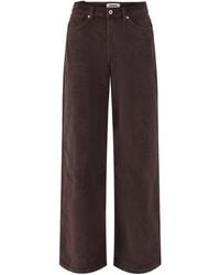 ONLY - Hope High-Waisted Wide Leg Cord Trousers - Lyst